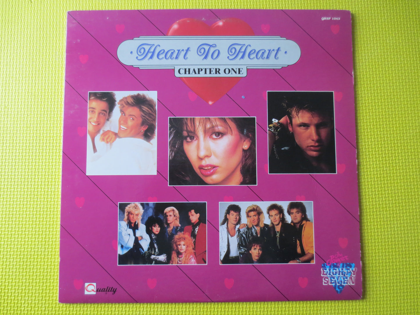 HEART to HEART, HIT Songs, Heart Records, Foreigner Lps, Corey Hart Lp, The Outfield Lp, Jennifer Rush Lps, 1987 Records