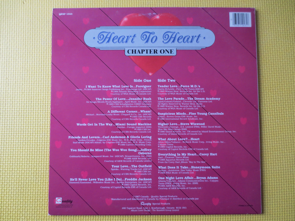Heart to Heart – Chapter One (1987) Vinyl LP