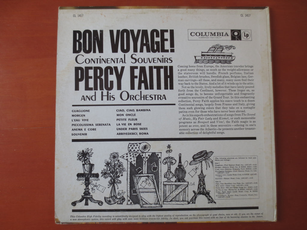 Percy Faith – Bon Voyage (1960) [Vinyl LP]