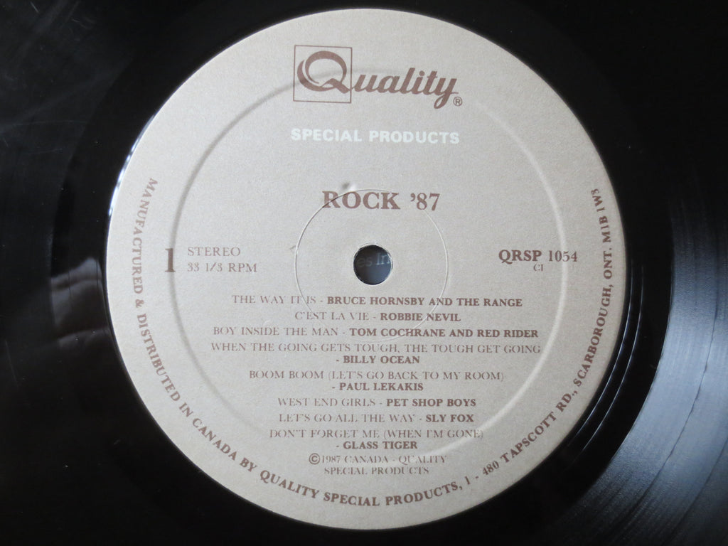Rock '87 – Compilation (1987) Vinyl LP
