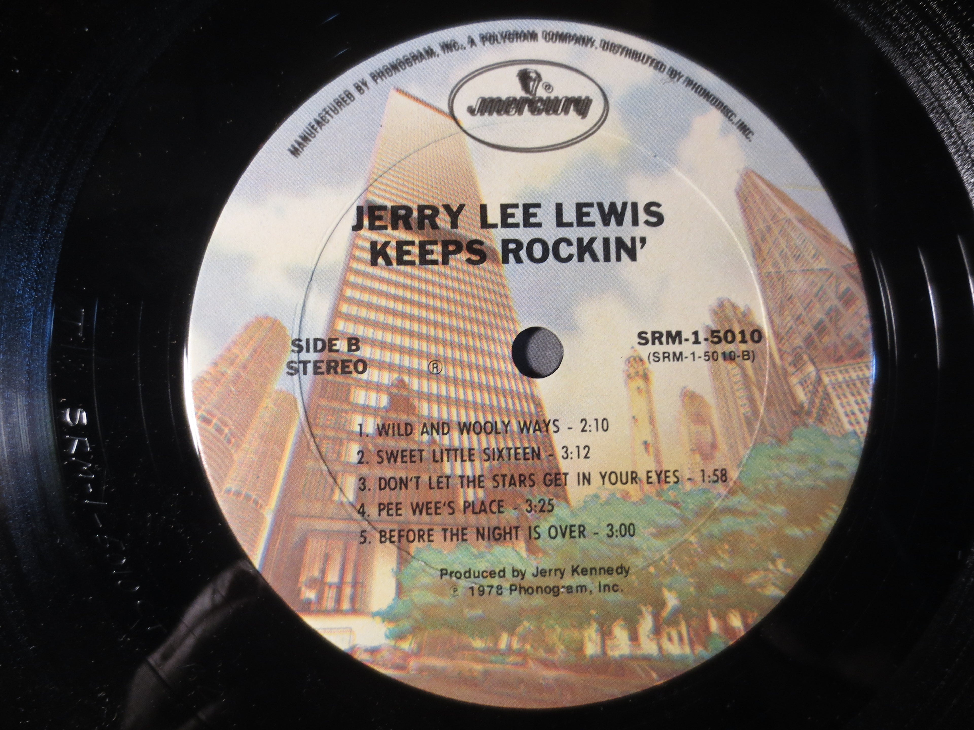 Jerry Lee Lewis – Jerry Lee Lewis Keeps Rockin' (1978) Vinyl LP