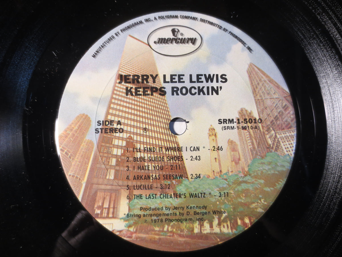 Jerry Lee Lewis – Jerry Lee Lewis Keeps Rockin' (1978) Vinyl LP