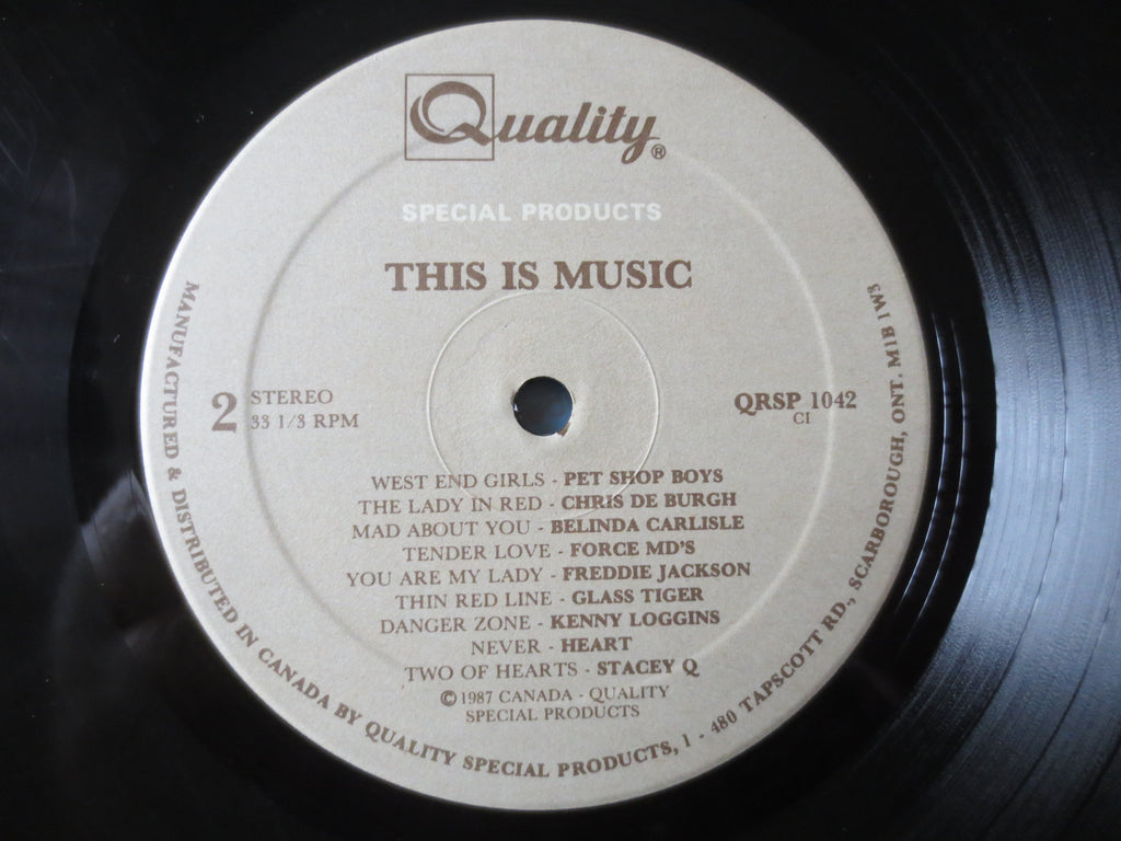 This Is Music – Heart, Nu Shooz, Pet Shop Boys & More (1987) Vinyl LP