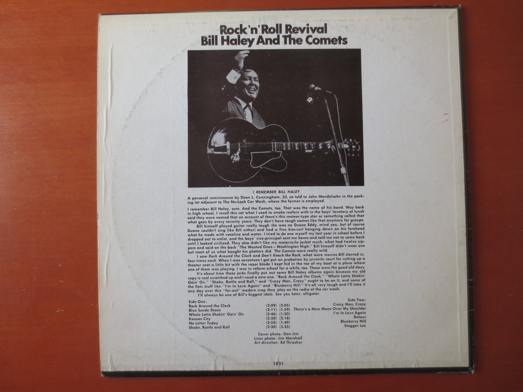 Bill Haley & His Comets – Rock and Roll (1971) Vinyl LP