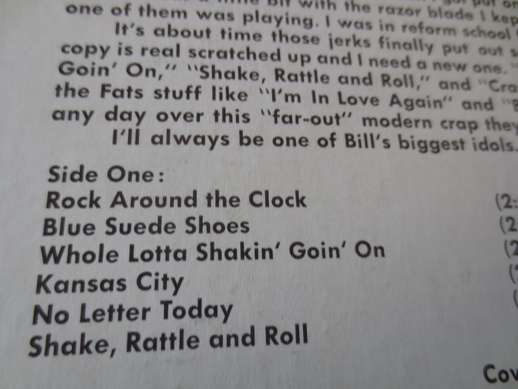 Bill Haley & His Comets – Rock and Roll (1971) Vinyl LP