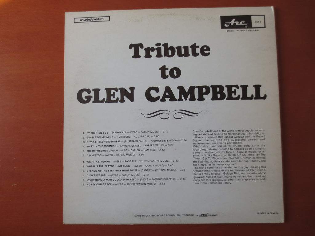 The Golden Ring – Tribute to Glen Campbell (1968) Vinyl LP