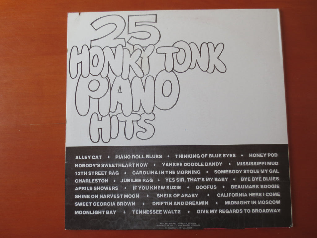 25 Honky Tonk Piano Hits – Ragtime Music (1976) Vinyl LP