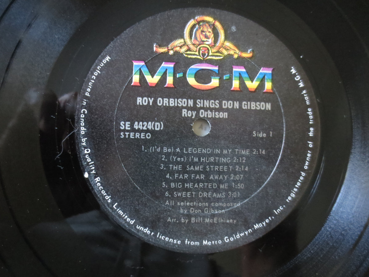Roy Orbison – Roy Orbison Sings Don Gibson (1966) Vinyl LP