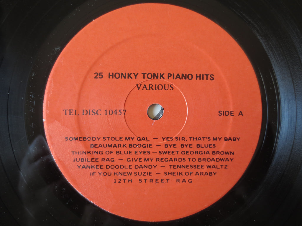 25 Honky Tonk Piano Hits – Ragtime Music (1976) Vinyl LP