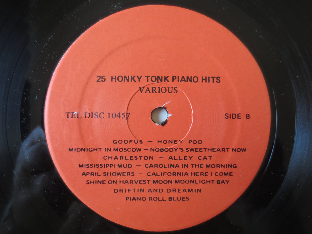 25 Honky Tonk Piano Hits – Ragtime Music (1976) Vinyl LP