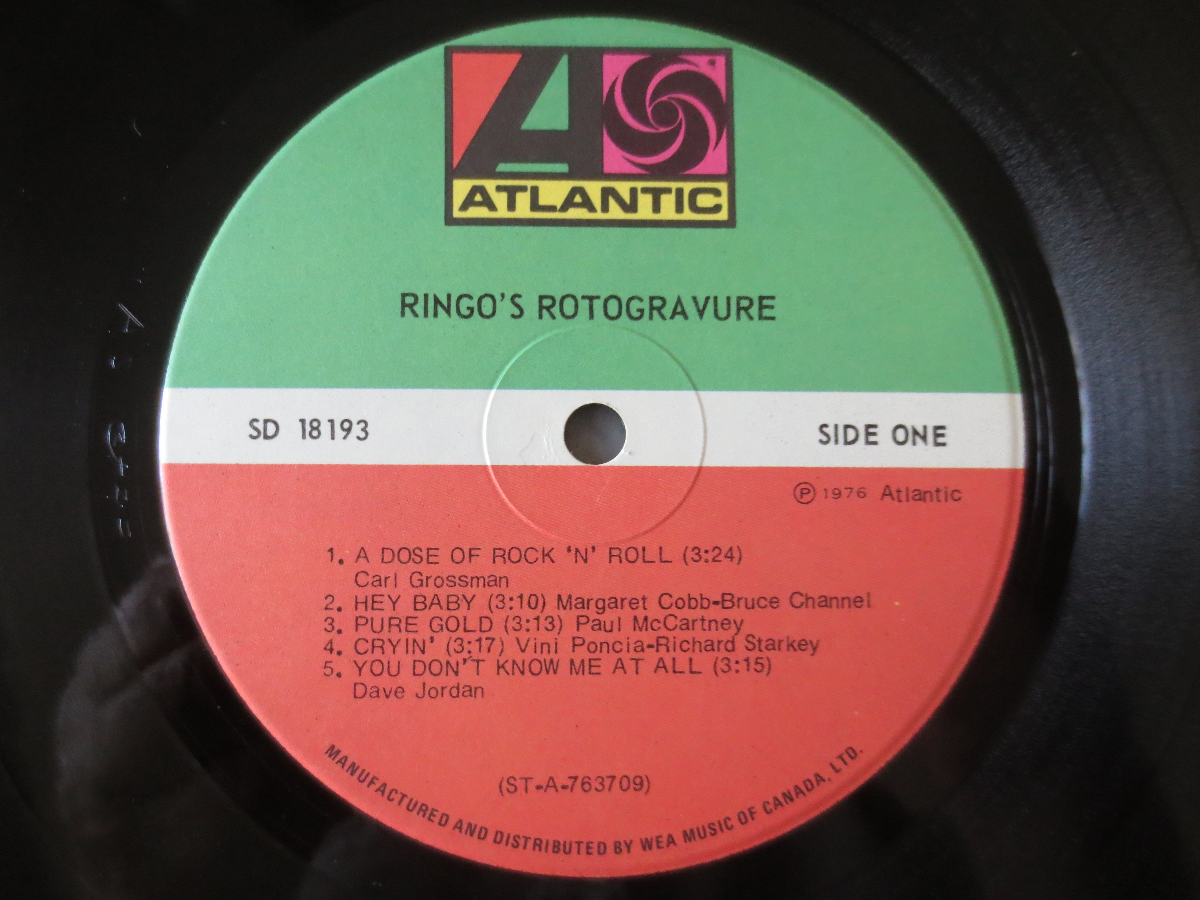 Ringo Starr – Rotogravure (1976) Vinyl LP