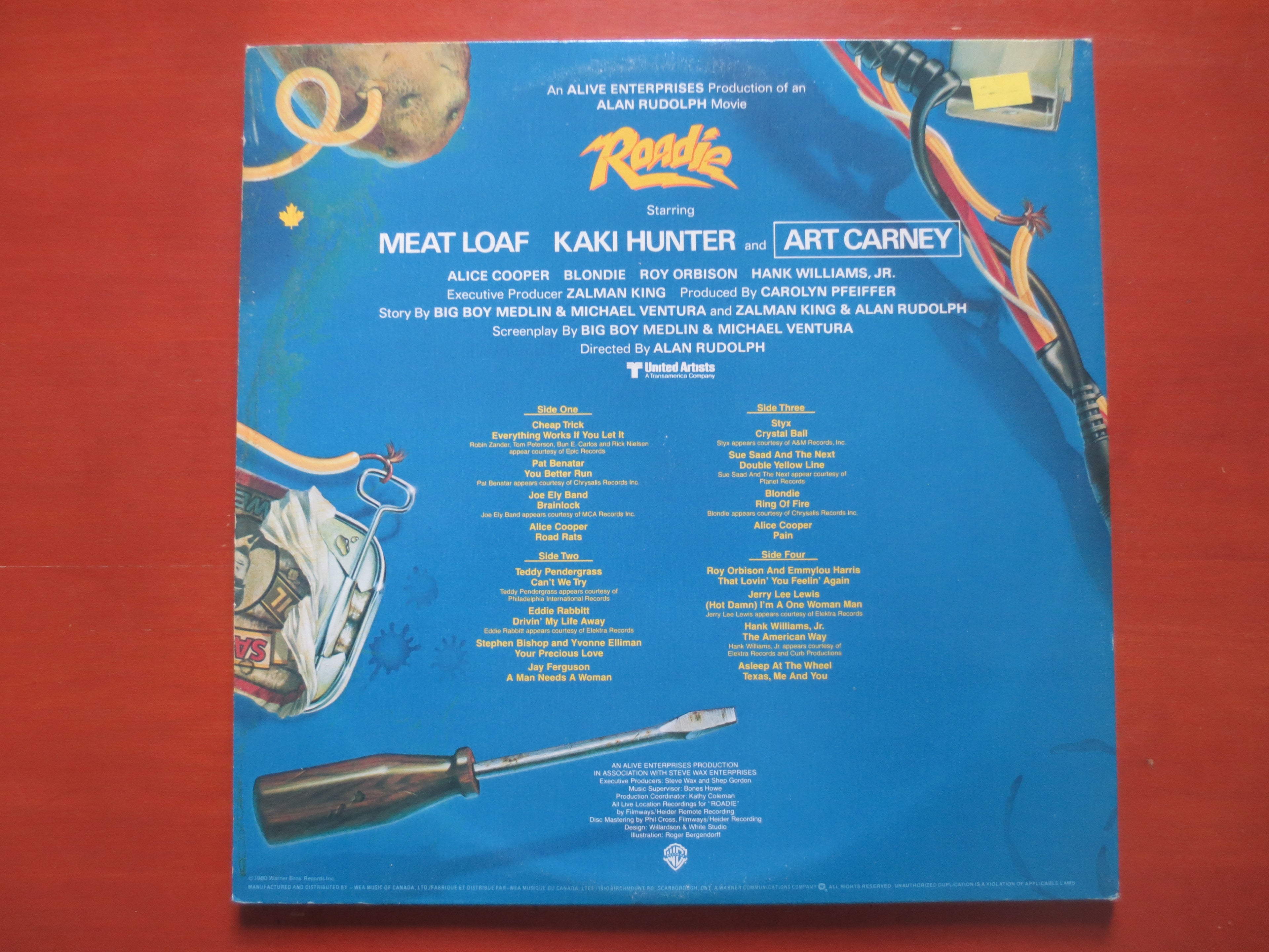 Roadie – Original Soundtrack (1980) Vinyl 2xLP