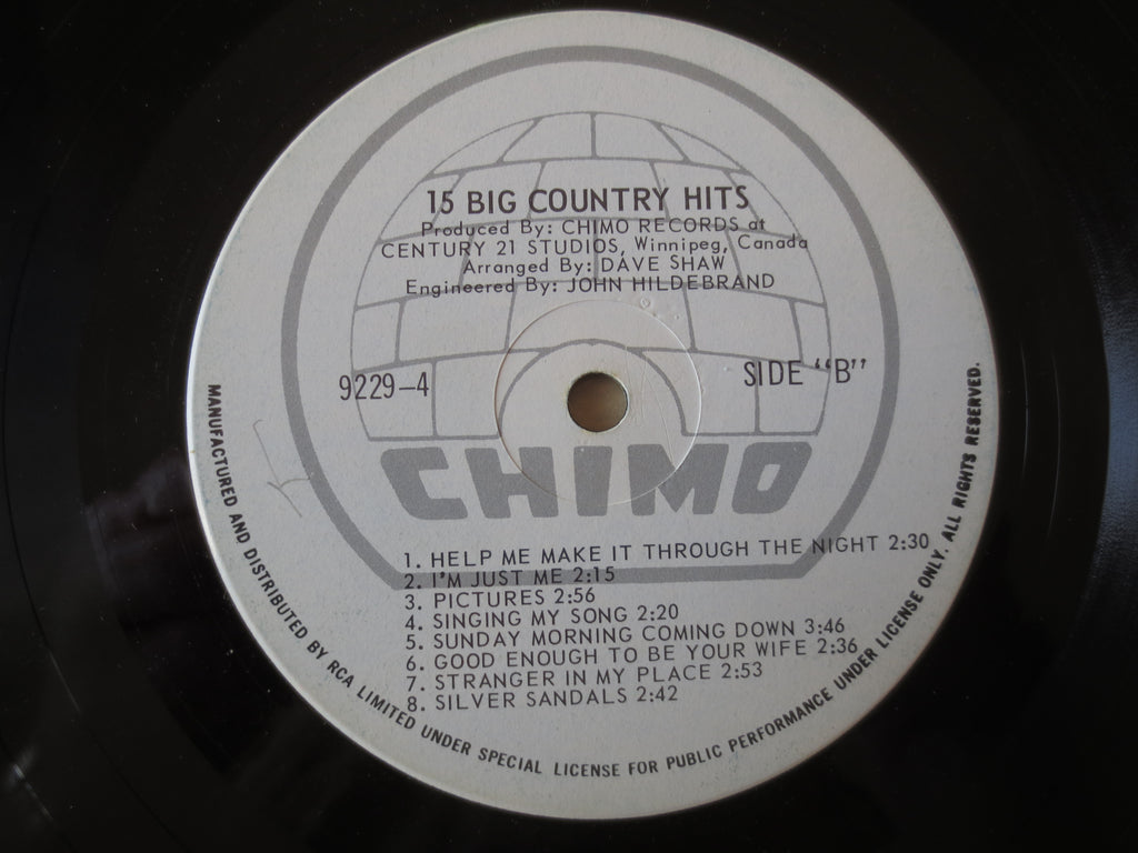 House of Random – 15 Big Country Hits (1967) Vinyl LP