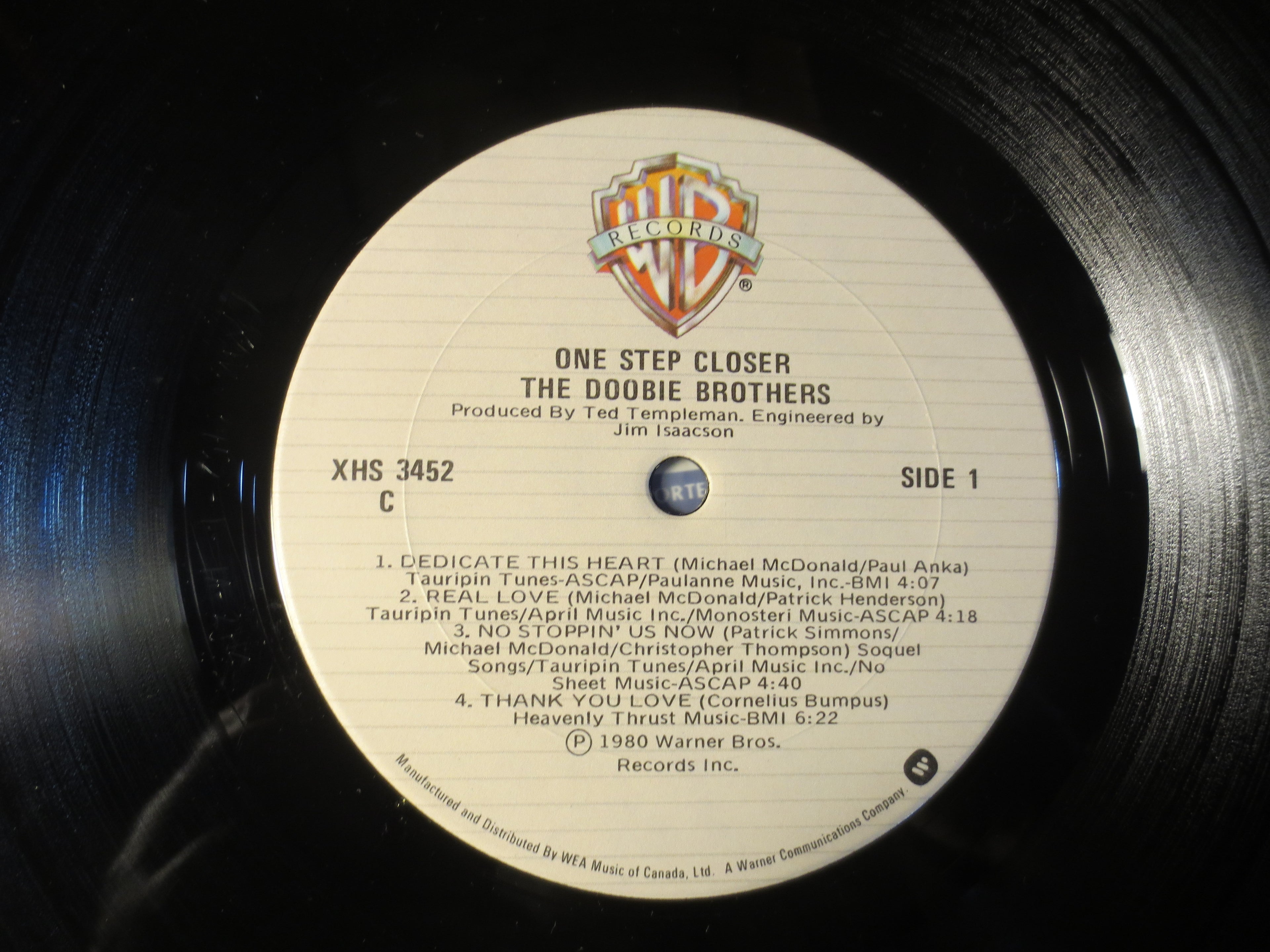 The Doobie Brothers – One Step Closer (1980) Vinyl LP