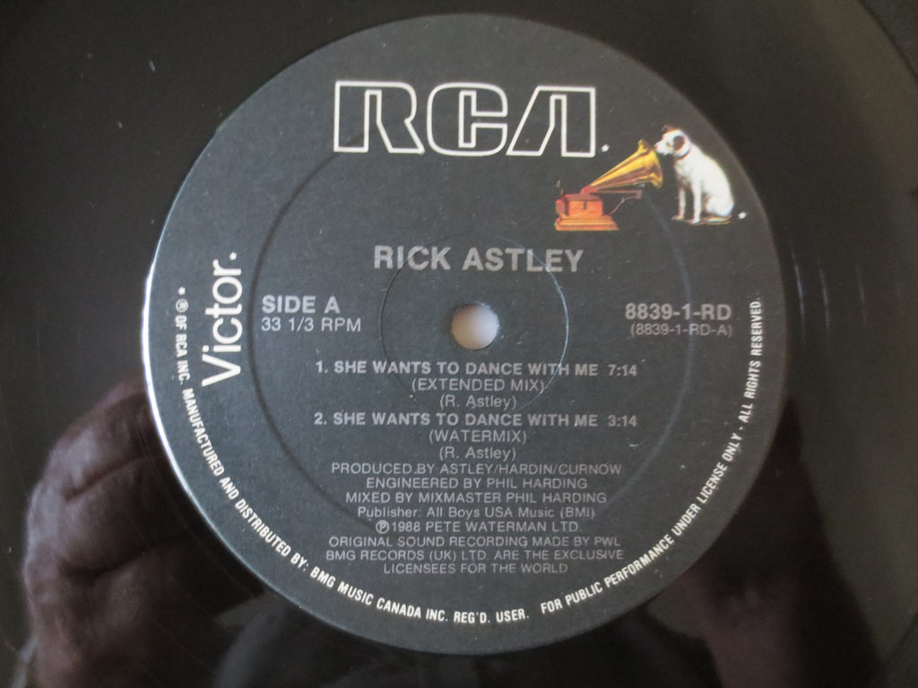 Rick Astley – She Wants to Dance with Me (1988) Vinyl EP