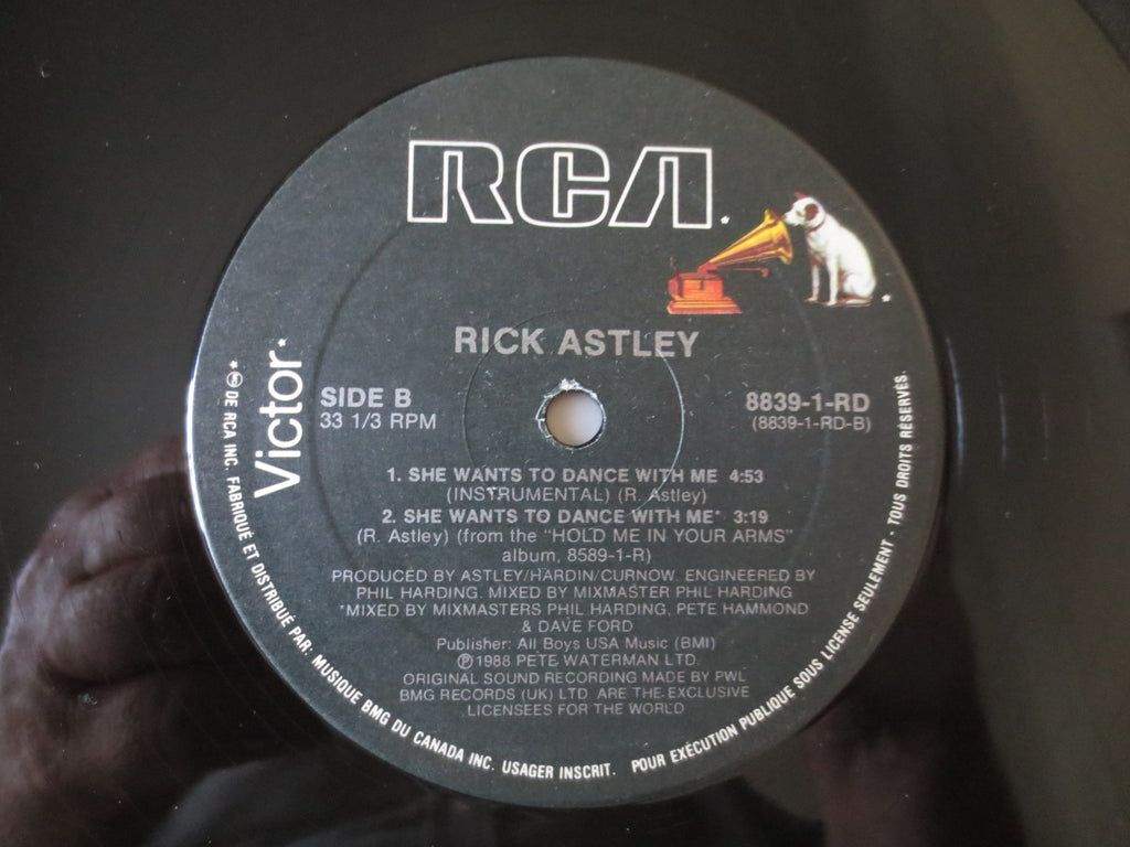 Rick Astley – She Wants to Dance with Me (1988) Vinyl EP