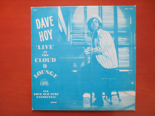 DAVE HOY, Live at CLOUD 9 Lp, Dave Hoy Album, Honky Tonk Record, Ragtime Records, Vintage Vinyl, Vinyl, 1974 Records