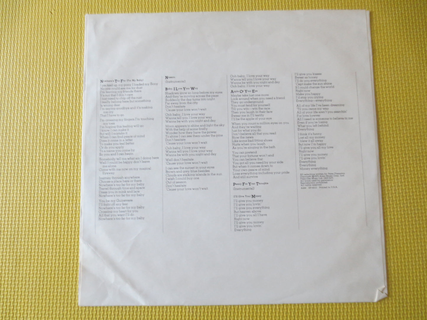 PETER FRAMPTON, FRAMPTON, Peter Frampton Album, Vintage Vinyl, Peter Frampton Vinyl, Vinyl, Peter Frampton Lp, 1975 Records