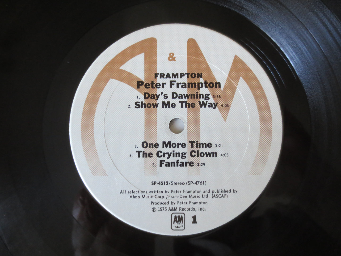PETER FRAMPTON, FRAMPTON, Peter Frampton Album, Vintage Vinyl, Peter Frampton Vinyl, Vinyl, Peter Frampton Lp, 1975 Records