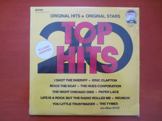 20 TOP HITS Album, Eric CLAPTON Record, Paper Lace Record,  Paul Anka Record, Al Wilson Record, Rubettes Lp, 1974 Records