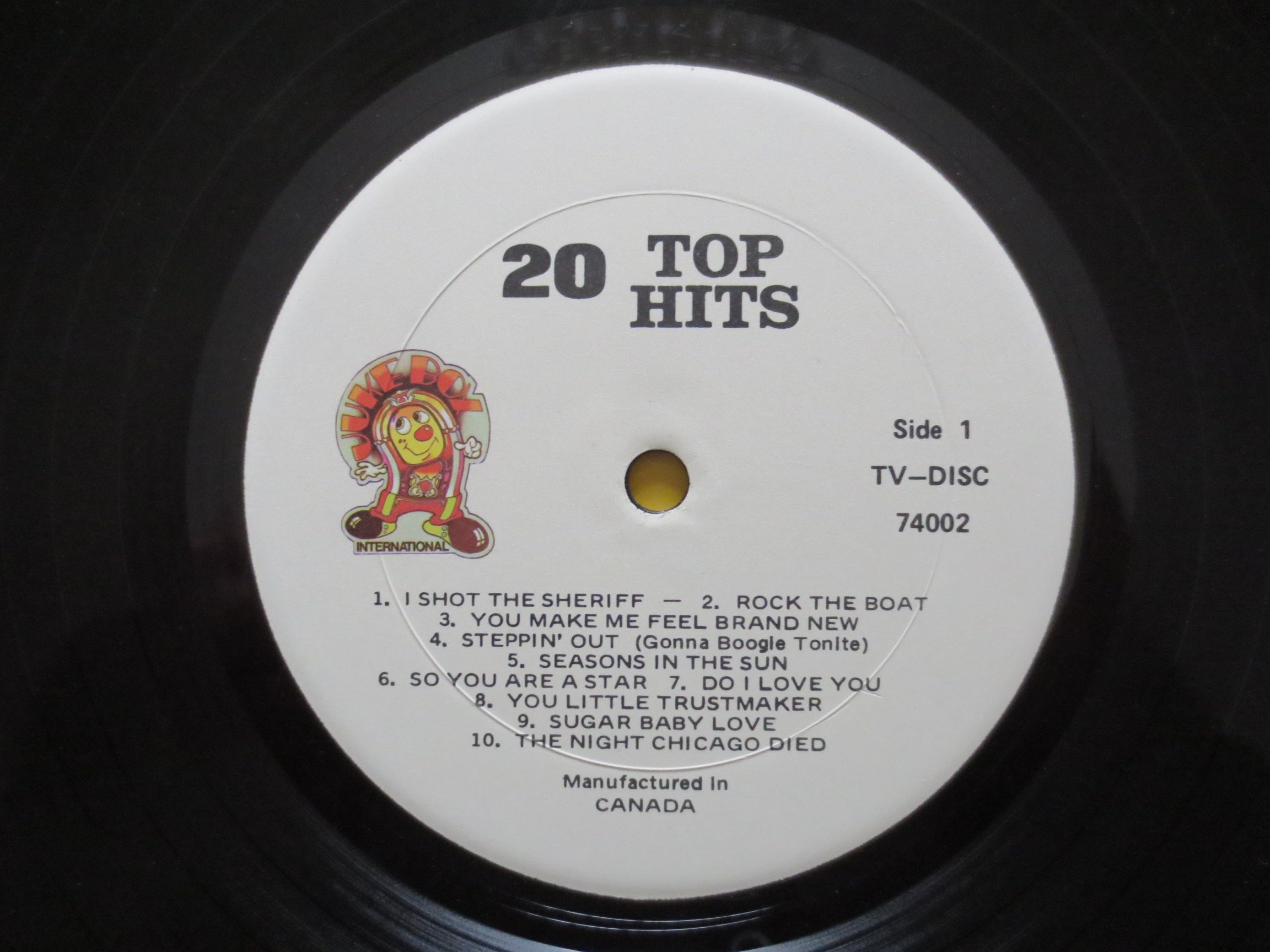 20 Top Hits – Original Stars (1974) Vinyl LP