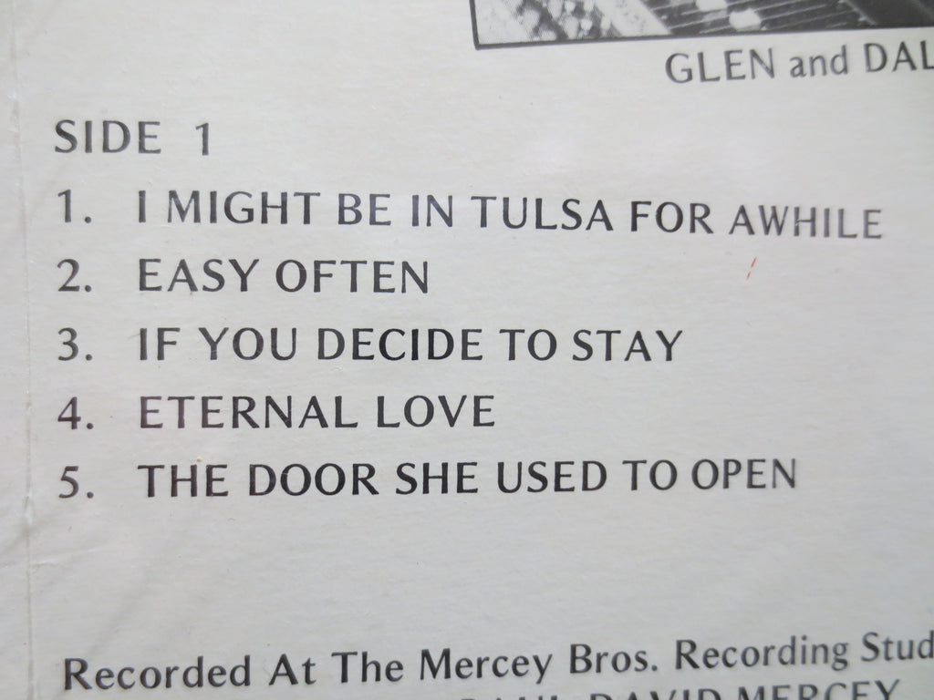 Glen Logan – I Might Be in Tulsa for a While (c.1975) Vinyl LP — Factory Sealed