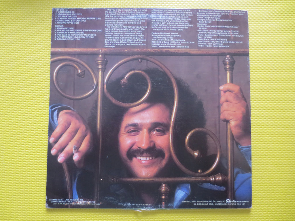 Freddy Fender – Are You Ready for Freddy (1975) Vinyl LP