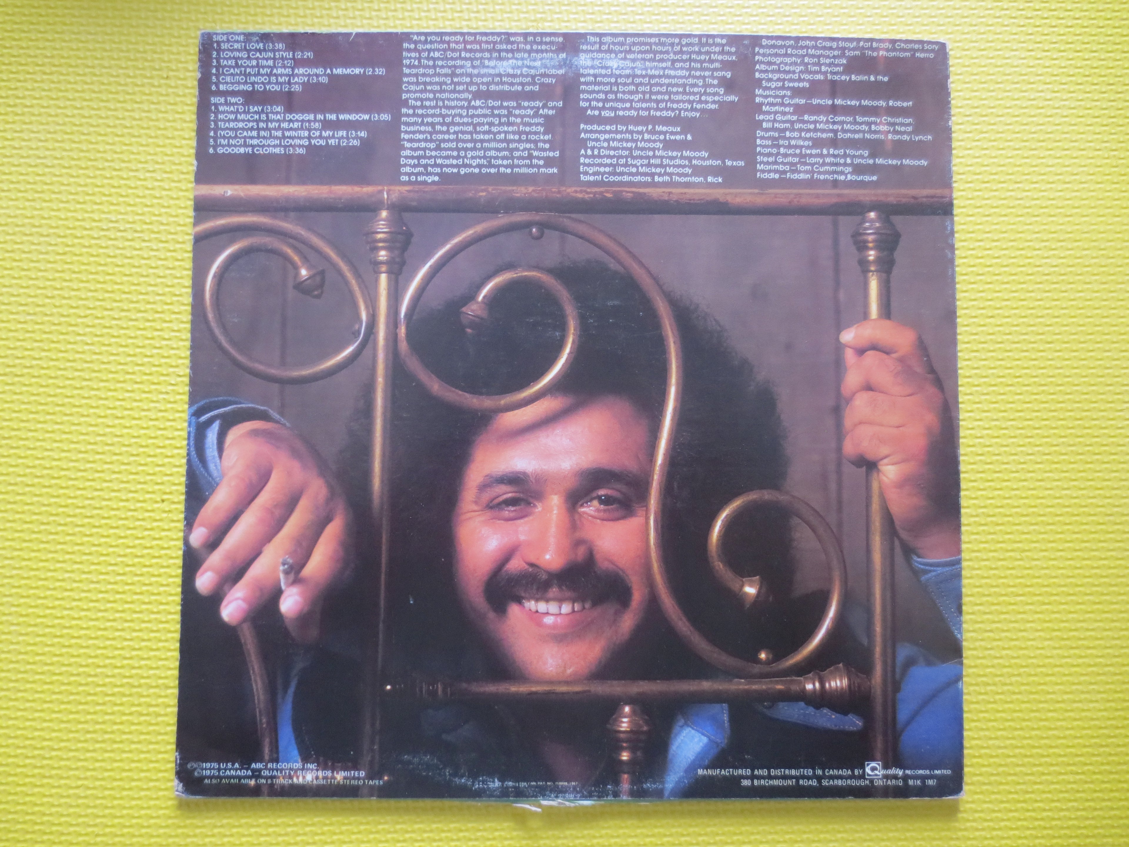 Freddy Fender – Are You Ready for Freddy (1975) Vinyl LP