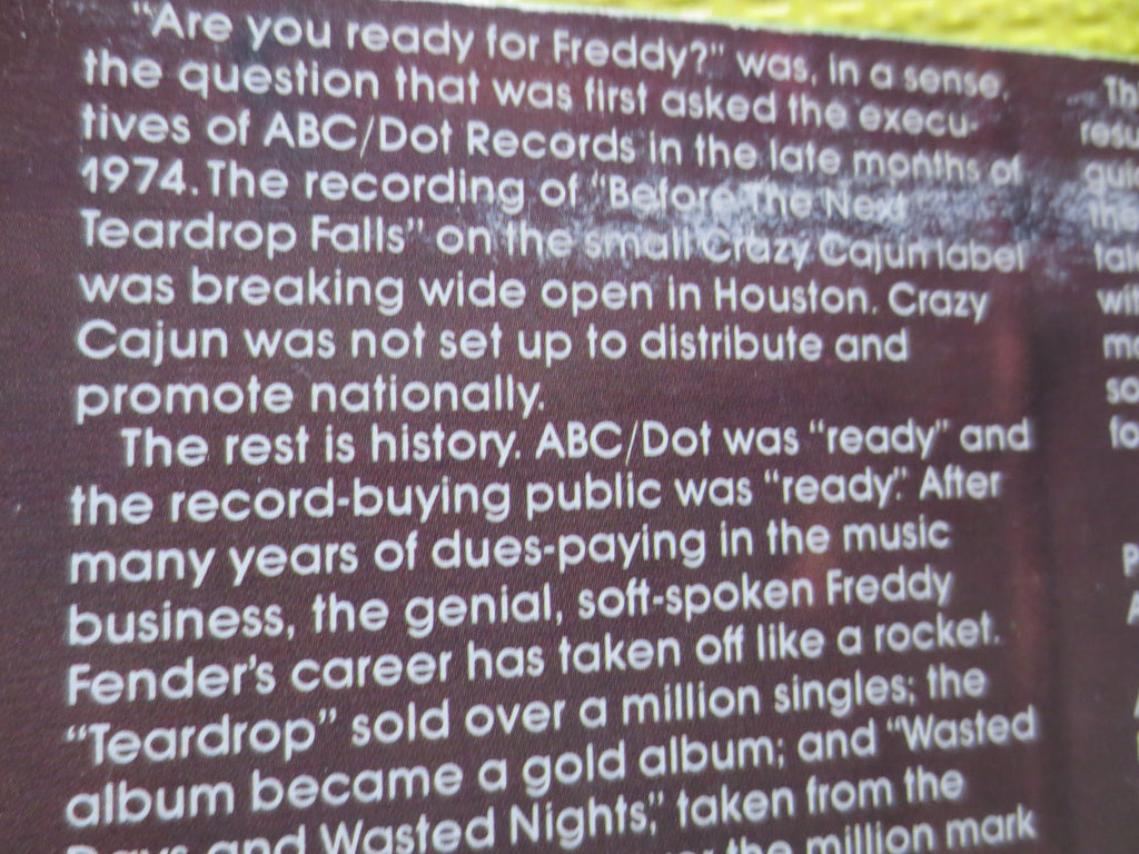 Freddy Fender – Are You Ready for Freddy (1975) Vinyl LP