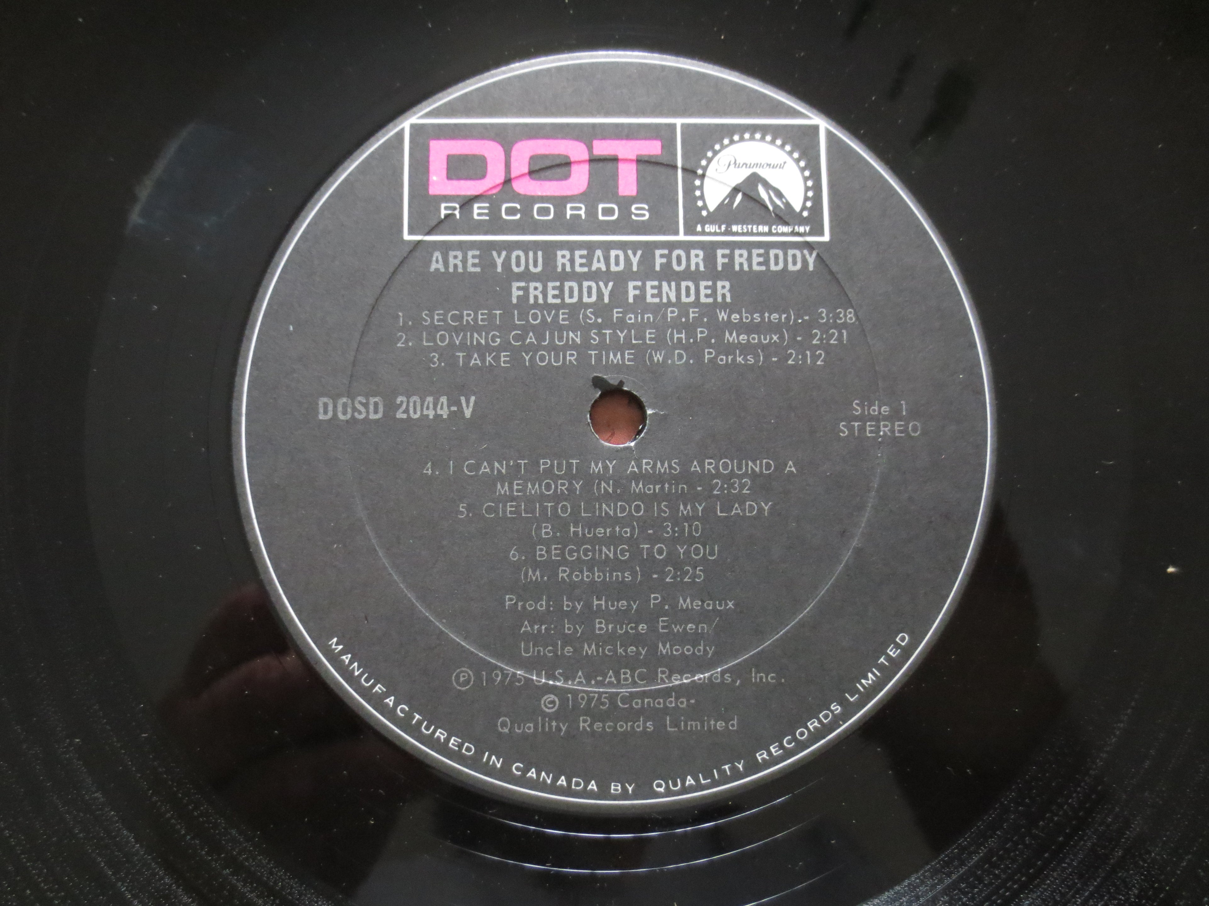 Freddy Fender – Are You Ready for Freddy (1975) Vinyl LP