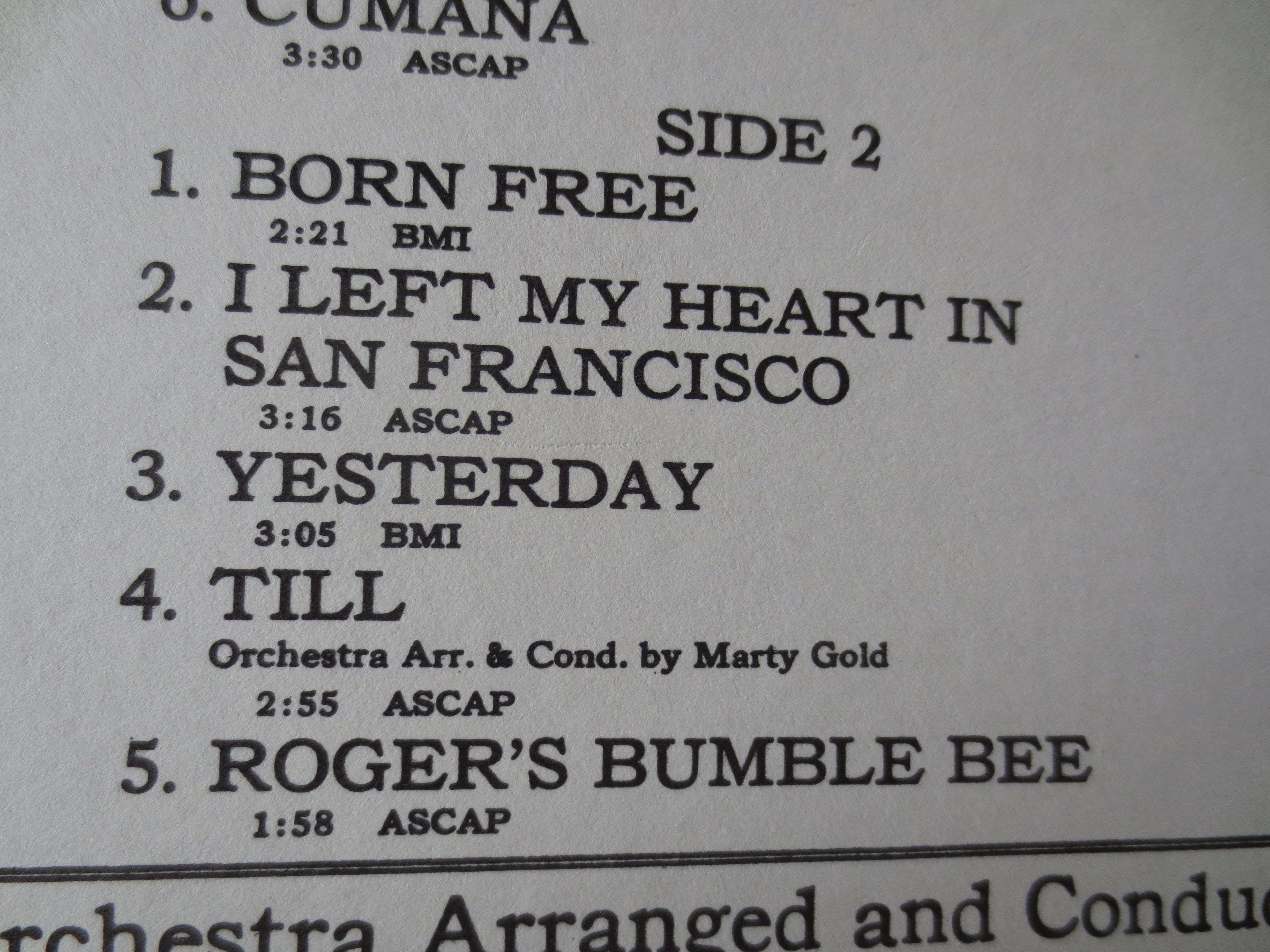 Roger Williams – Golden Hits (1967) Vinyl LP