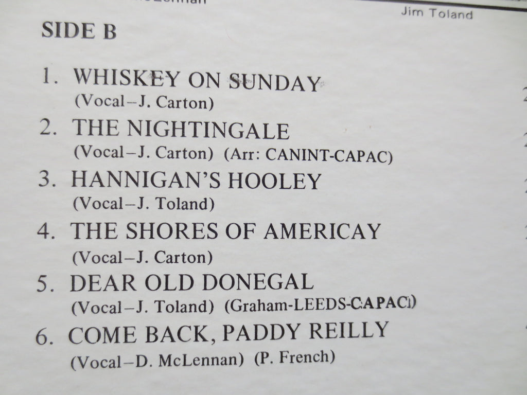St. Patrick's Day – Maple Leaf Showband (1967) Vinyl LP