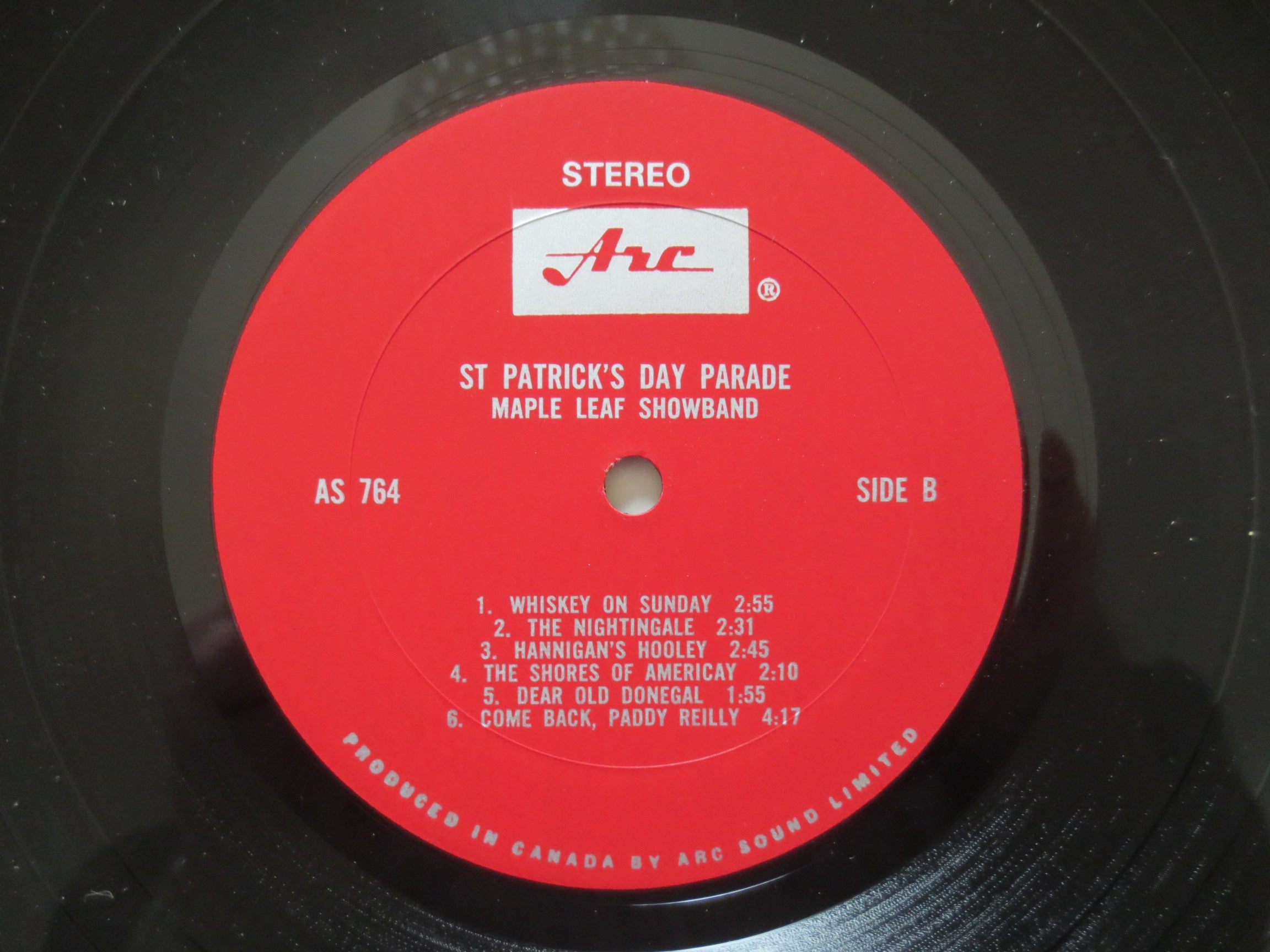 St. Patrick's Day – Maple Leaf Showband (1967) Vinyl LP