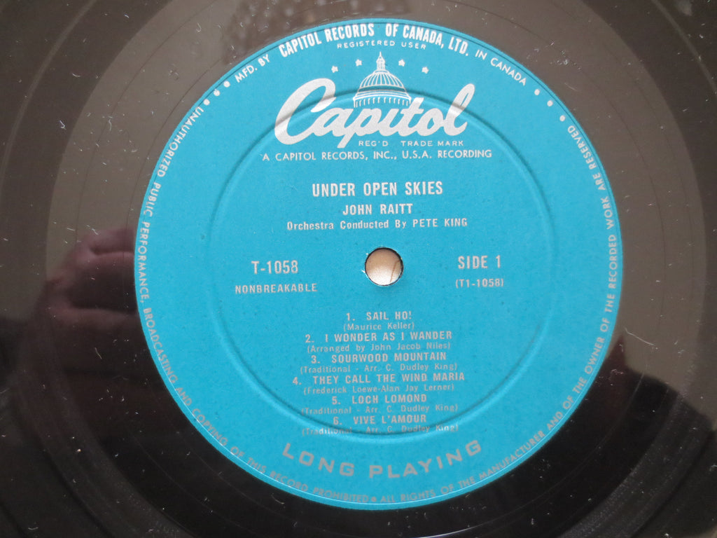 John Raitt – Under Open Skies (1958) Vinyl LP