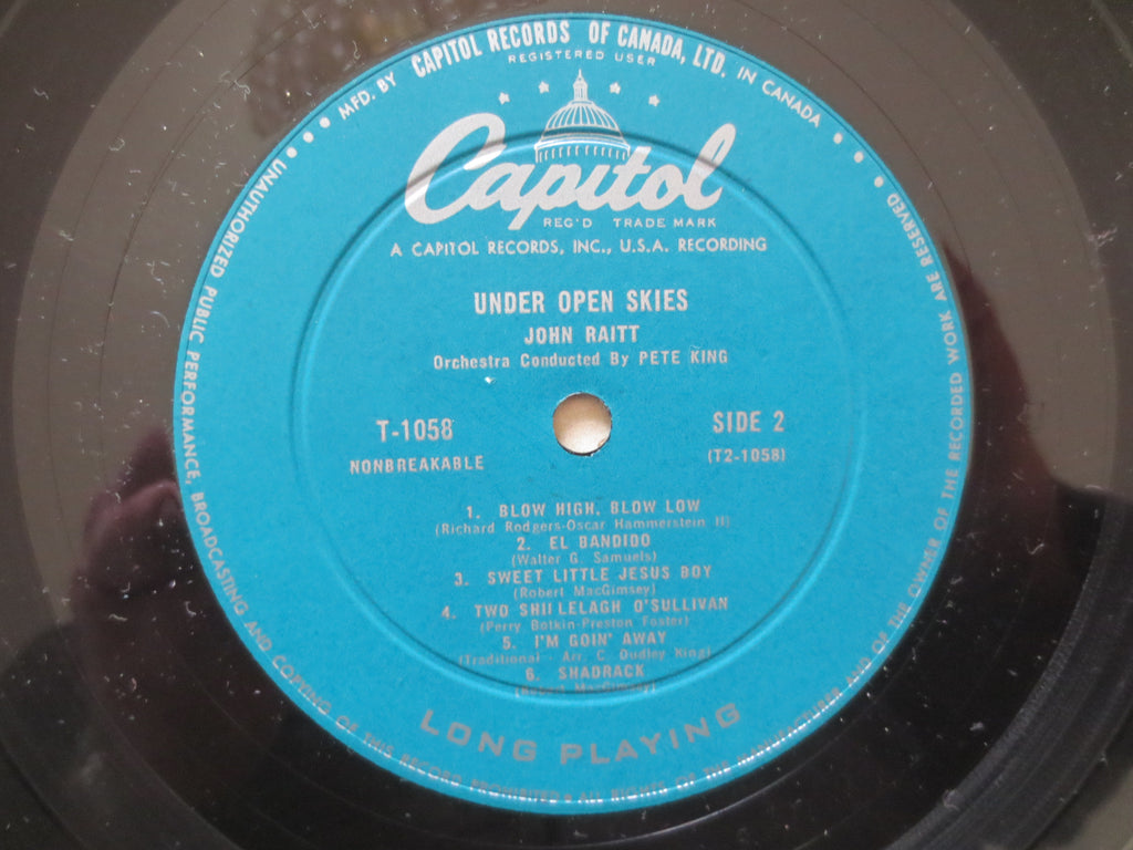 John Raitt – Under Open Skies (1958) Vinyl LP