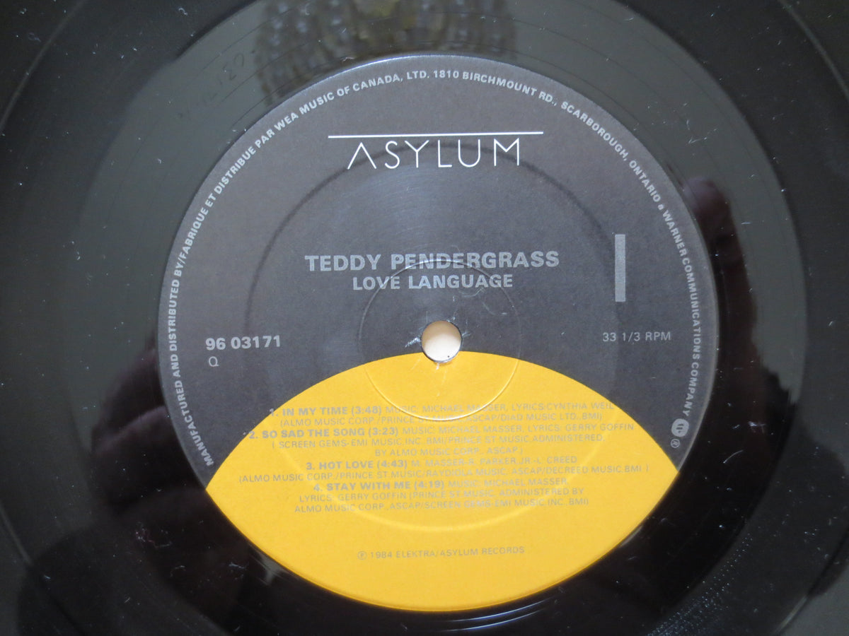 Teddy Pendergrass – Love Language (1984) Vinyl LP