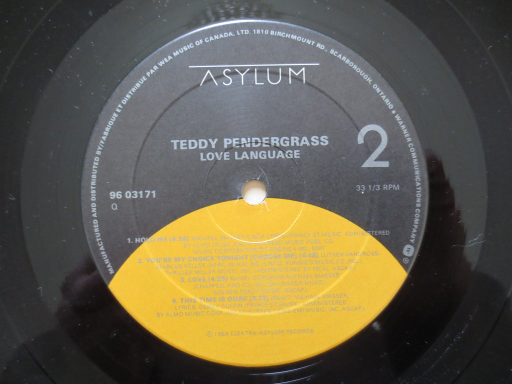 Teddy Pendergrass – Love Language (1984) Vinyl LP