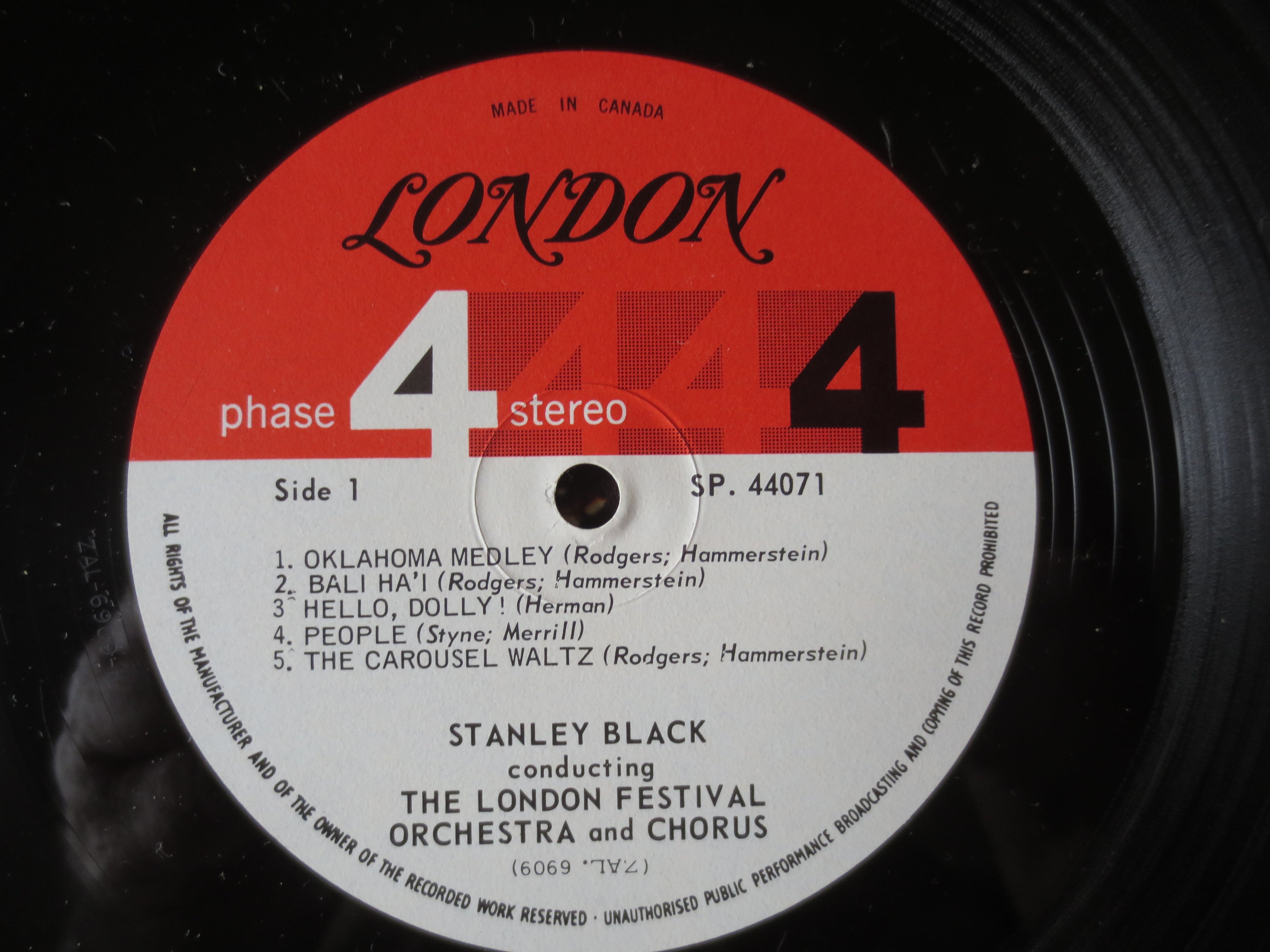 Stanley Black and His Orchestra – Broadway Spectacular (1966) Vinyl LP
