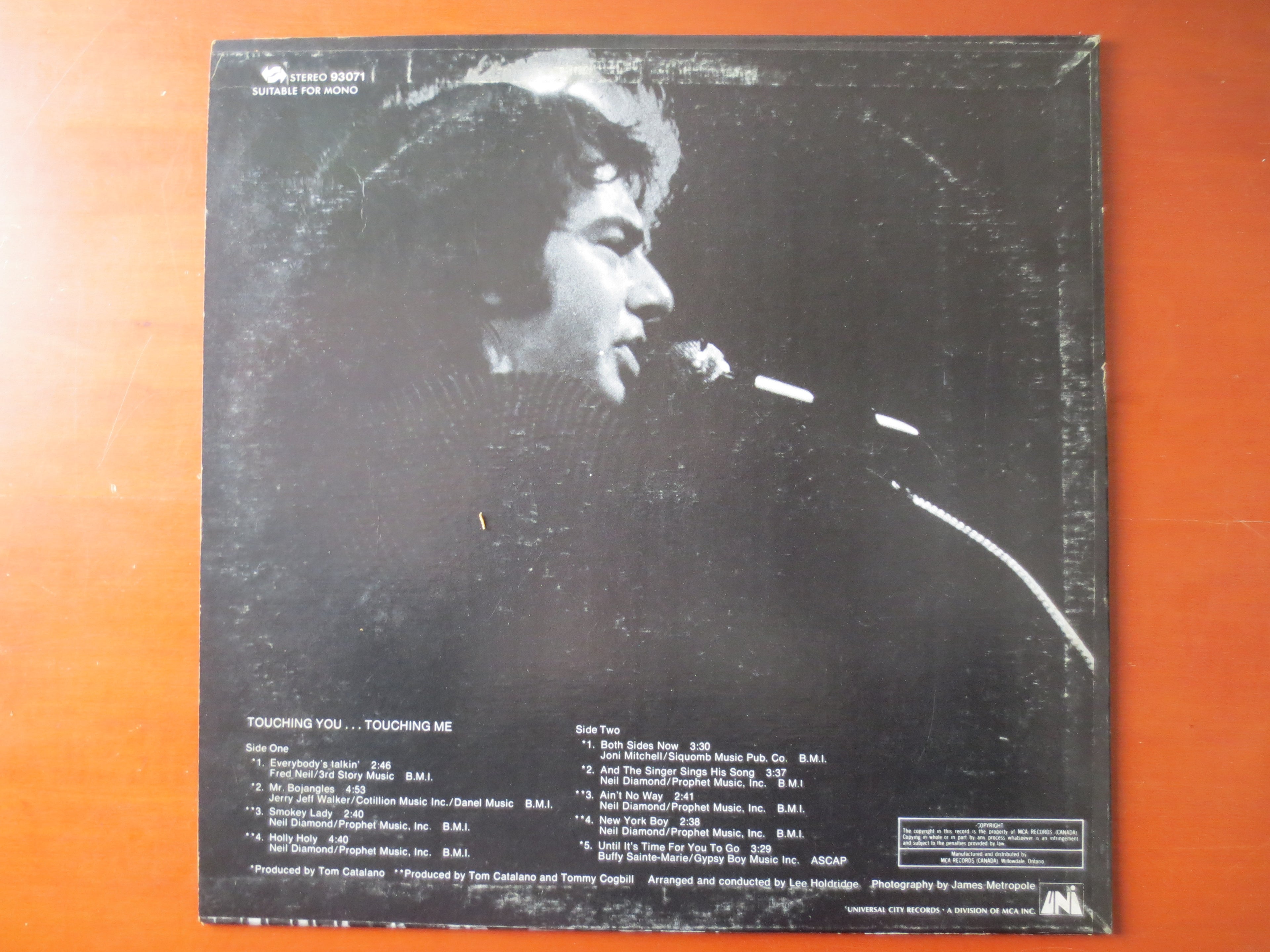 Neil Diamond – Touching You, Touching Me (1969) Vinyl LP
