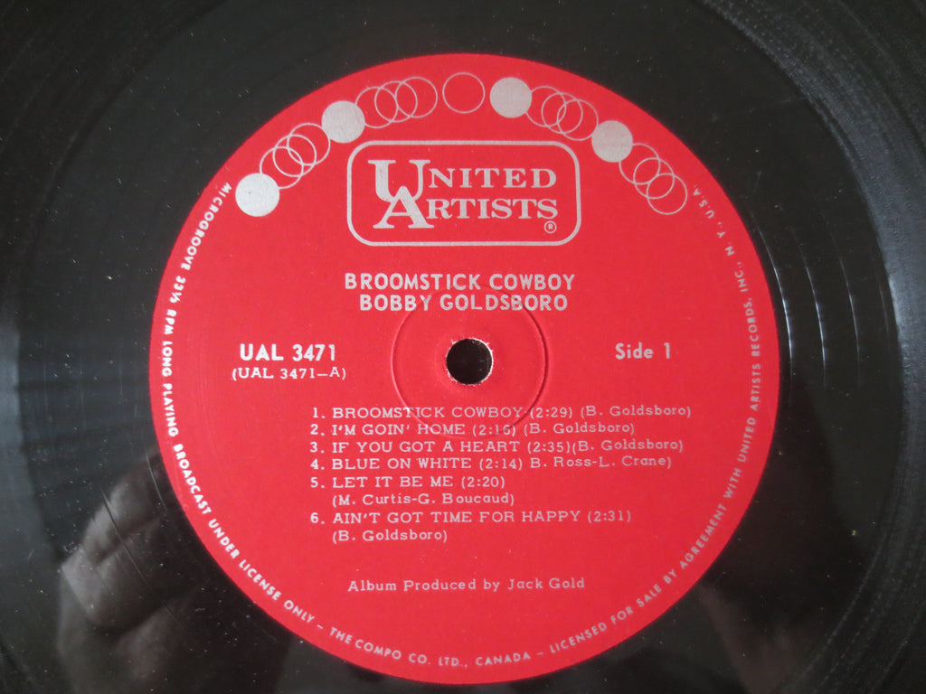 Bobby Goldsboro – Broomstick Cowboy (1965) Vinyl LP