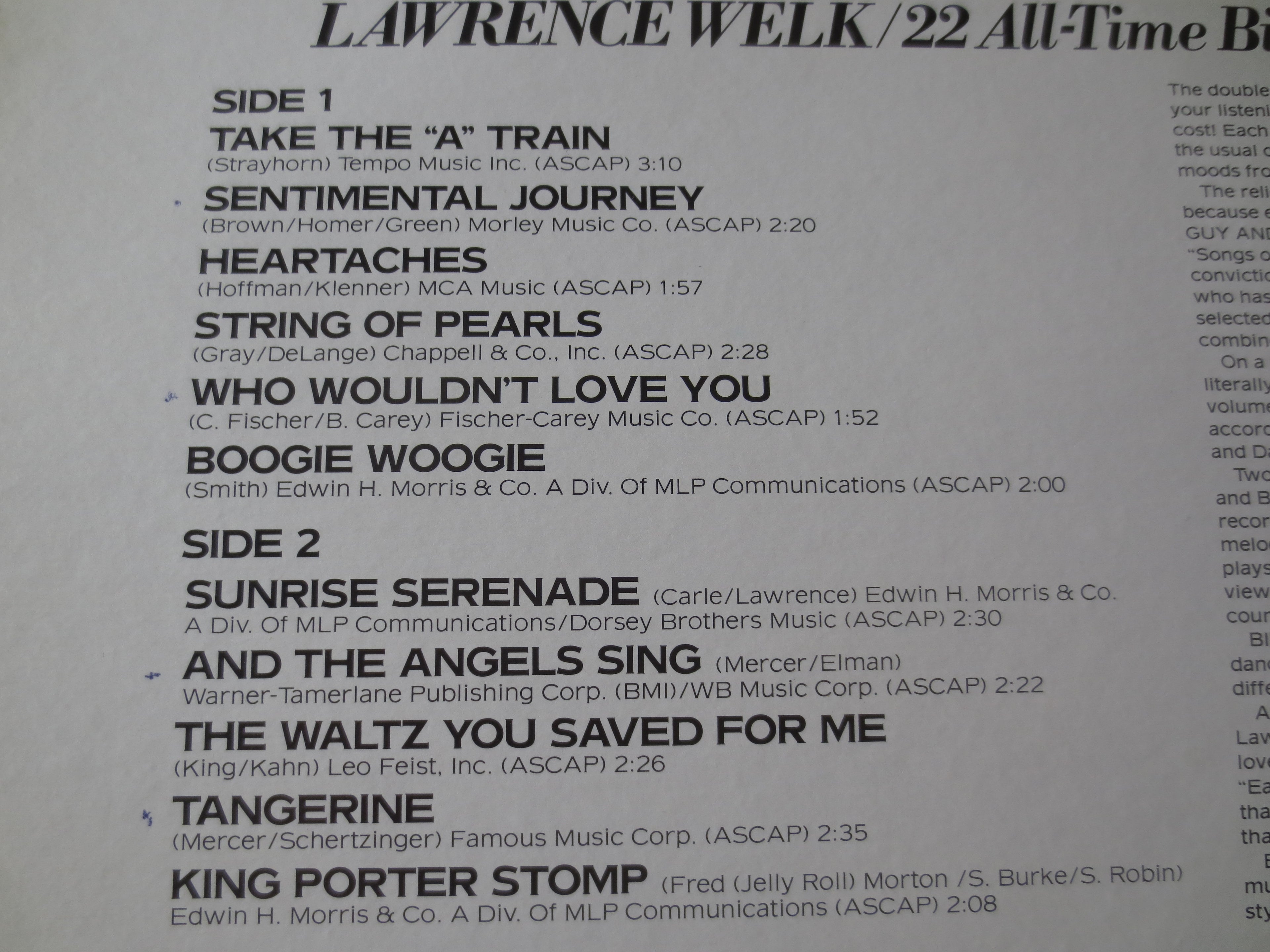 Lawrence Welk – Lawrence Welk (1982) Vinyl 2xLP
