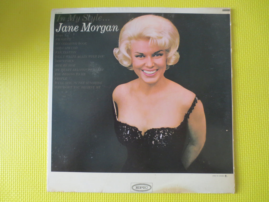 Jane Morgan – In My Style (1965) Vinyl LP