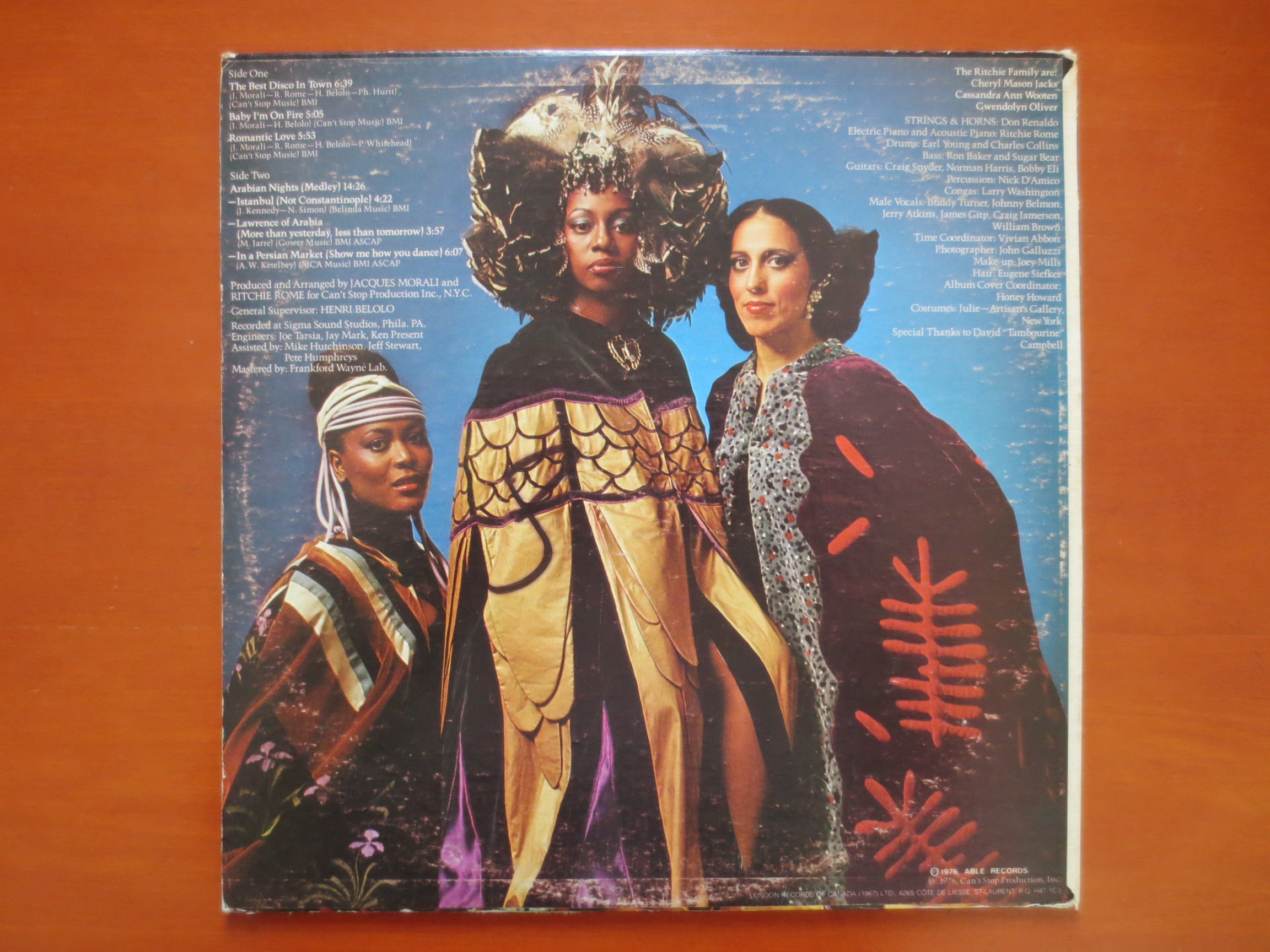 The Ritchie Family – Arabian Nights (1976) Vinyl LP