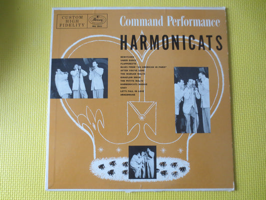 The HARMONICATS, Command PERFORMANCE, The HARMONICATS lps, Jazz Record, Vintage Vinyl, Record Vinyl, Vinyl lp, 1956 Records