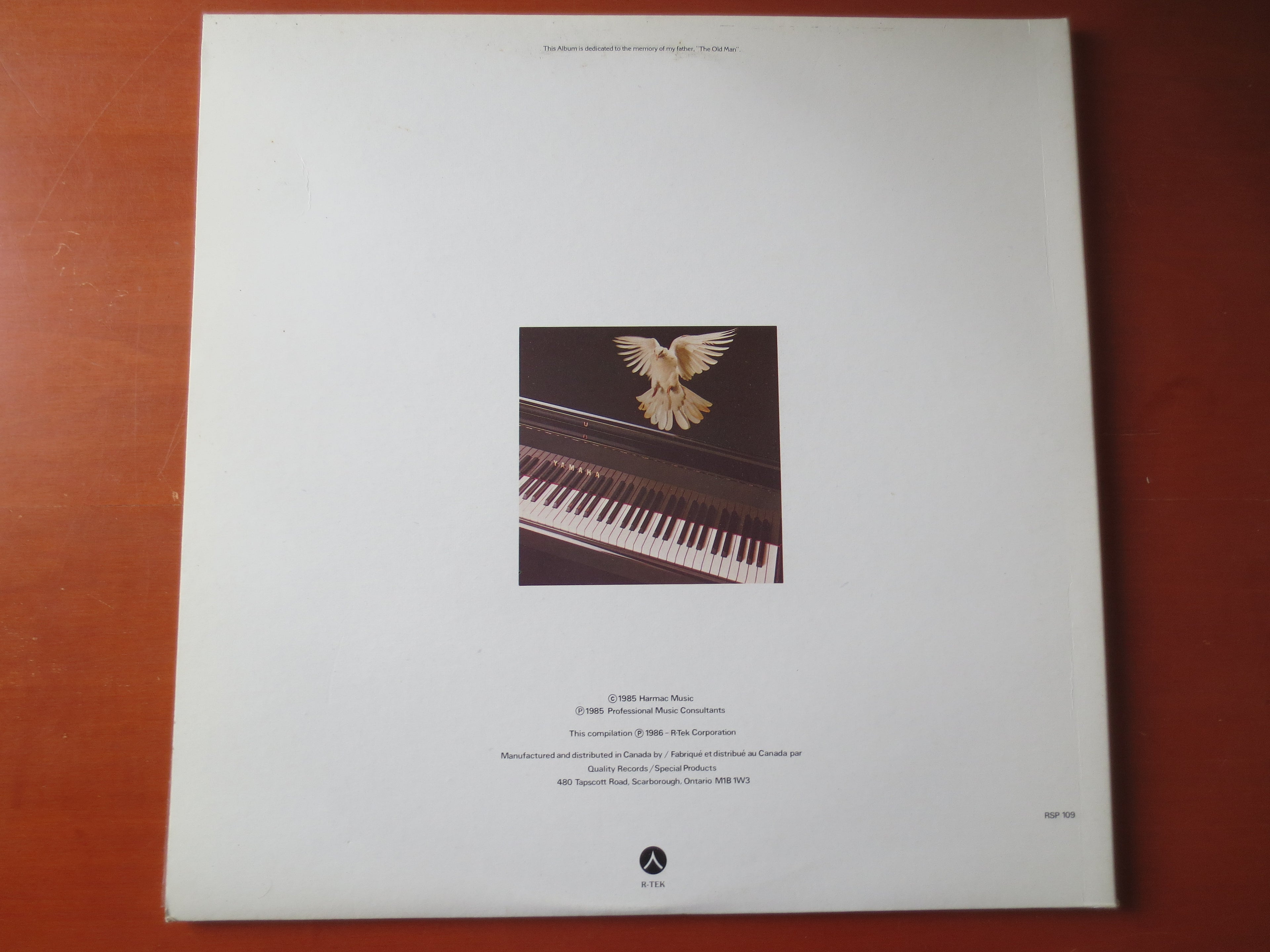Phil Coulter – Peace and Tranquility (1985) Vinyl LP