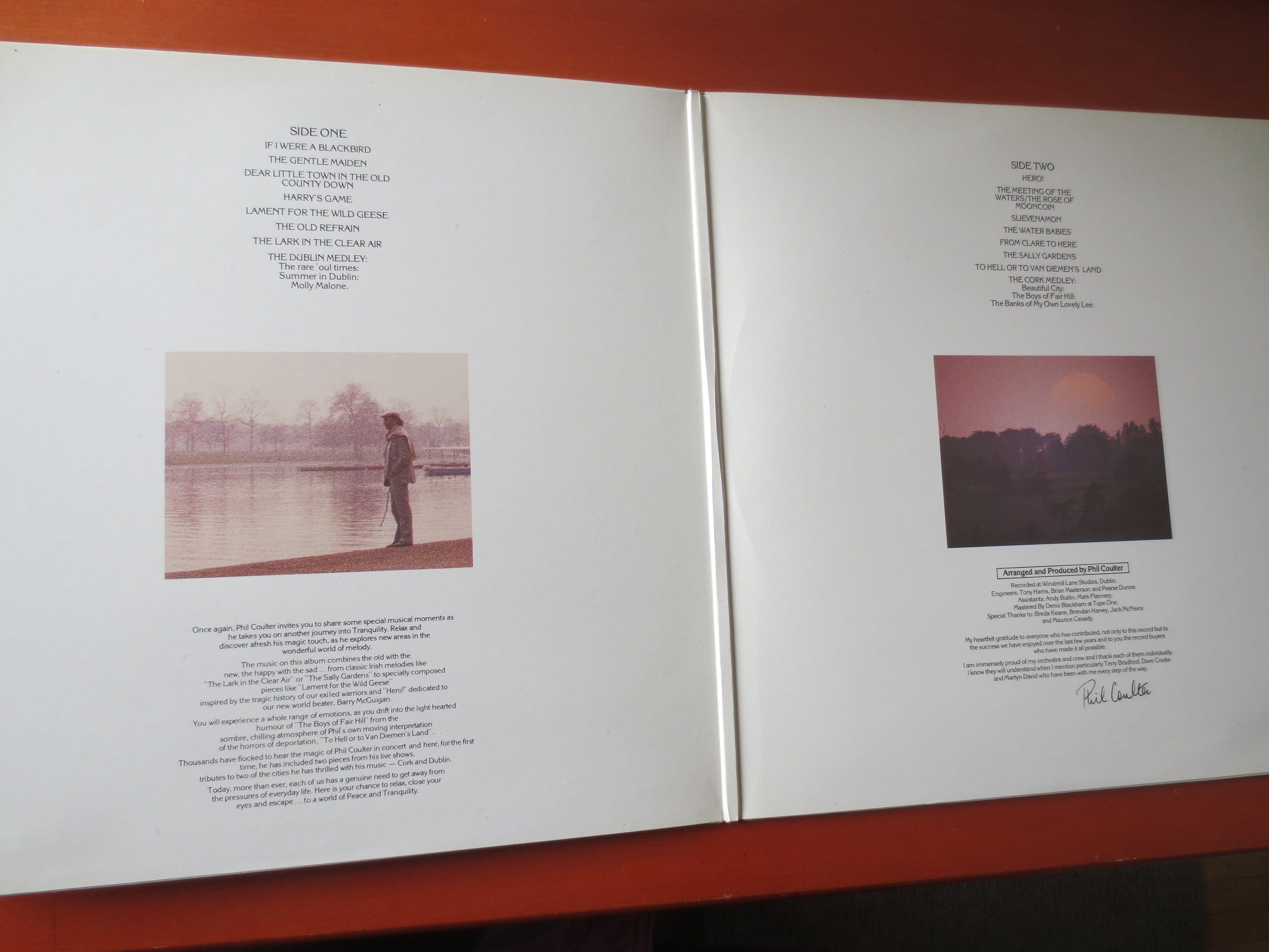 Phil Coulter – Peace and Tranquility (1985) Vinyl LP