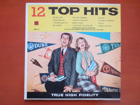 12 TOP HITS, Pop Records, Vintage Vinyl, Record Vinyl, Records, Vinyl Record, Rock Records, Vinyl, Album Lp, 1960 Records