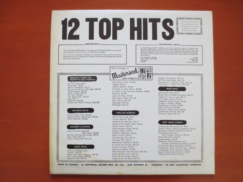 12 Top Hits (1960) Vinyl LP