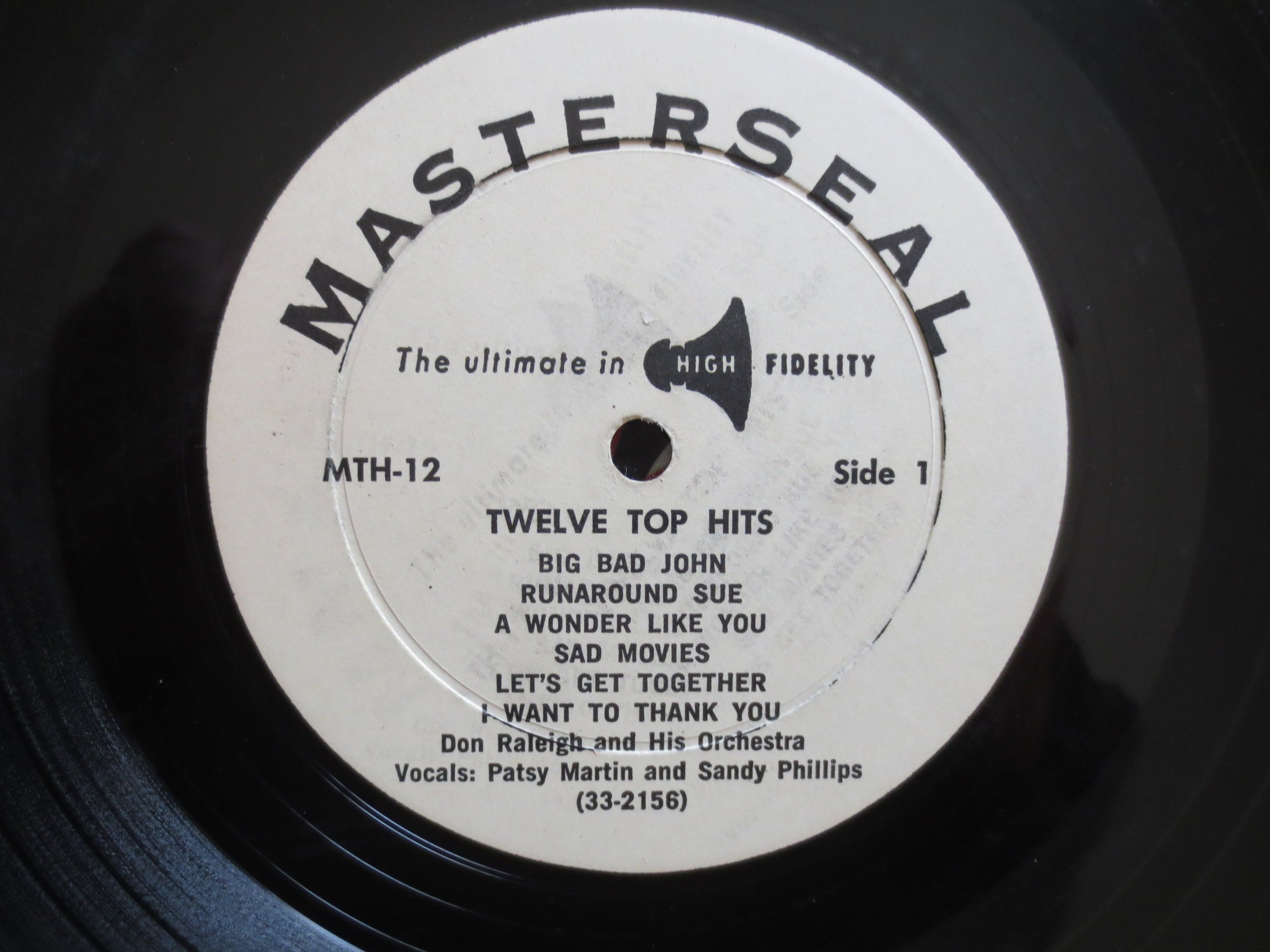 12 Top Hits (1960) Vinyl LP