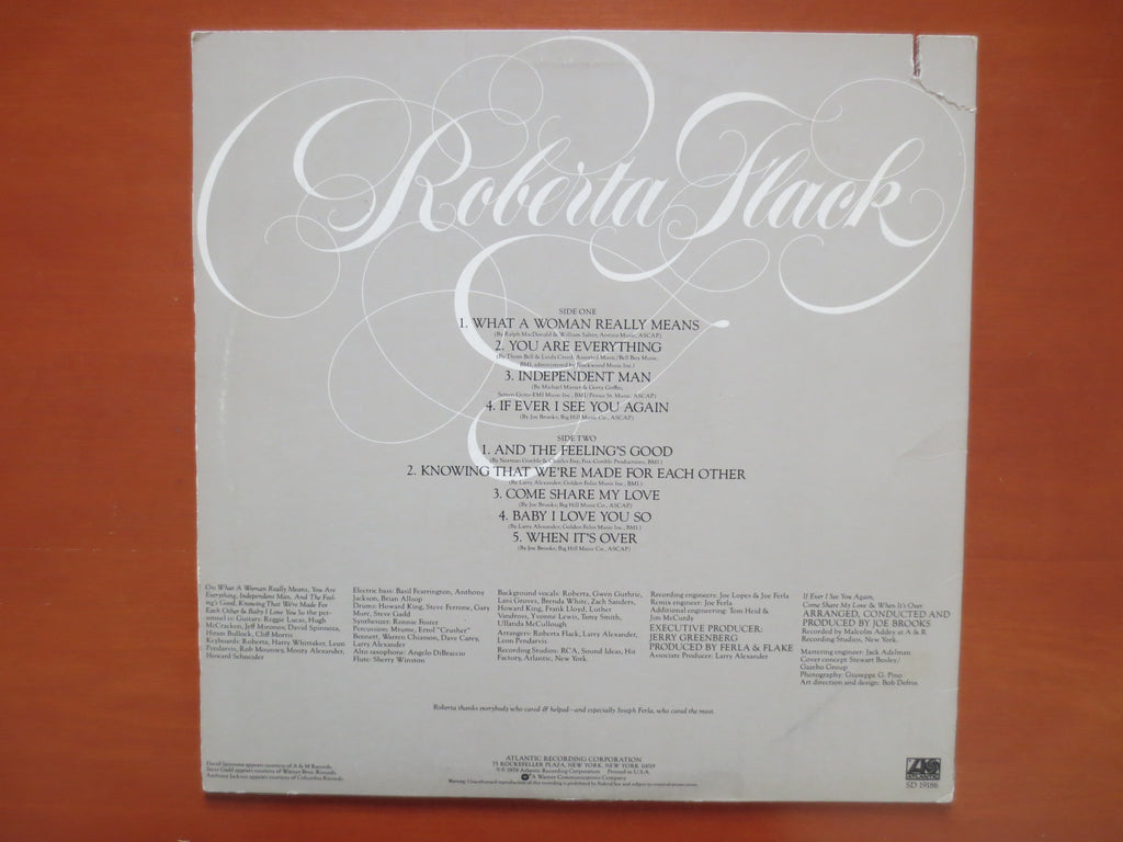 Roberta Flack – Roberta Flack (1978) Vinyl LP